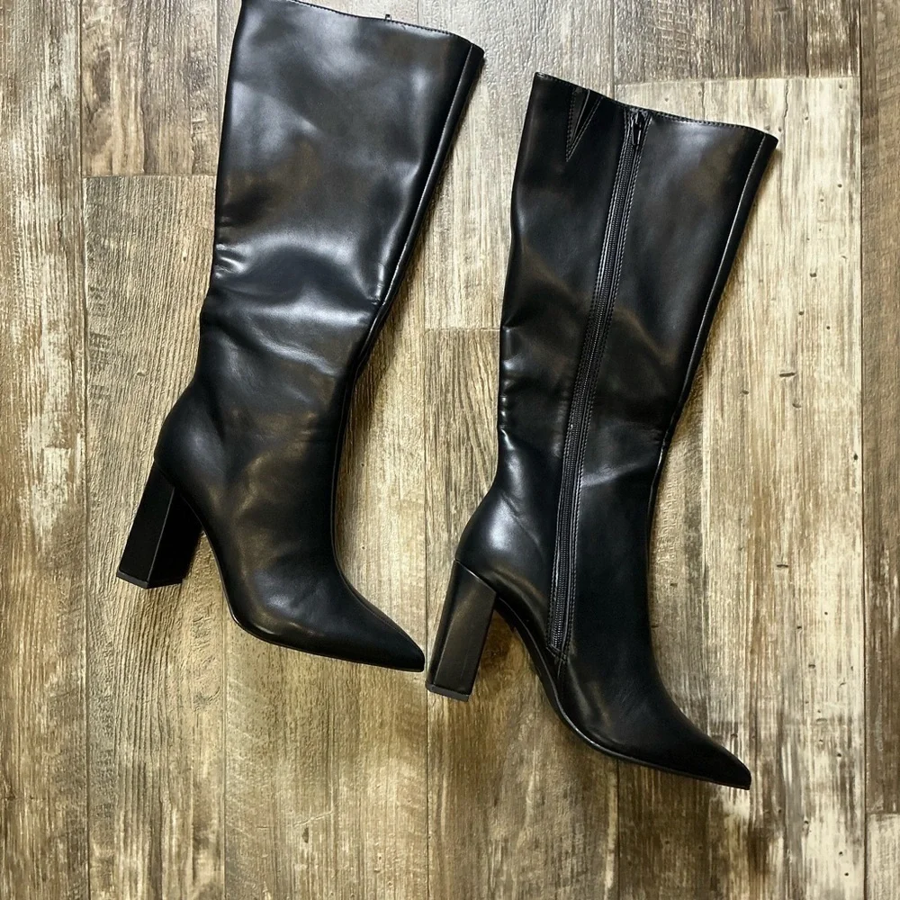 Wild Pair Black Boots Size 9 - Picture 12 of 12